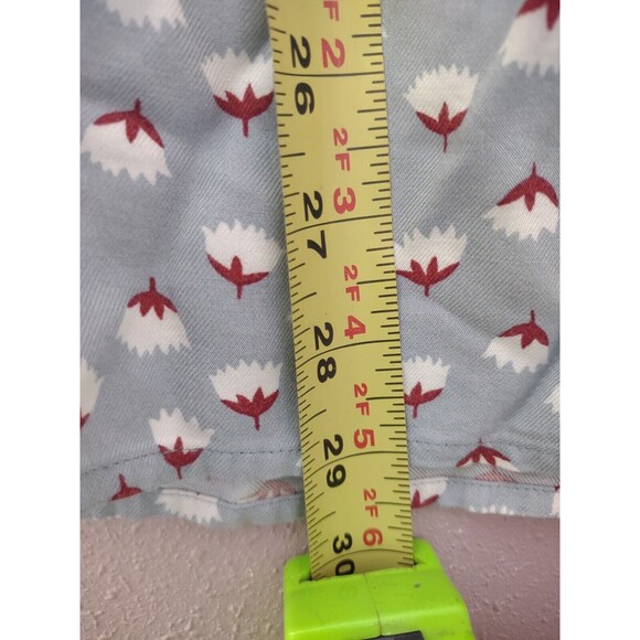 Boden Gray Floral Long Sleeve Peplum Top US Woman's Size 6R/UK10R - Picture 10 of 10